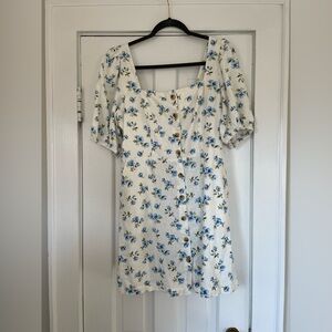 Old Navy Blue Floral Mini Dress